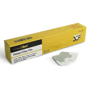 Unused dental X-ray film ready for recycling and safe disposal